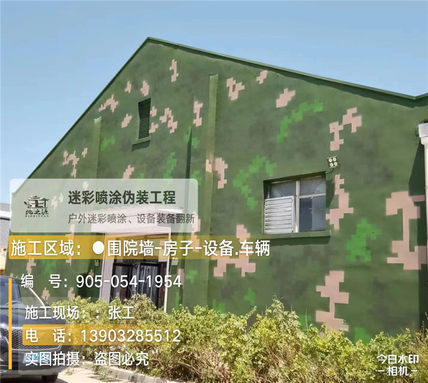 黑龙江外墙数码迷彩漆施工报价清单(100㎡标准墙面测算)