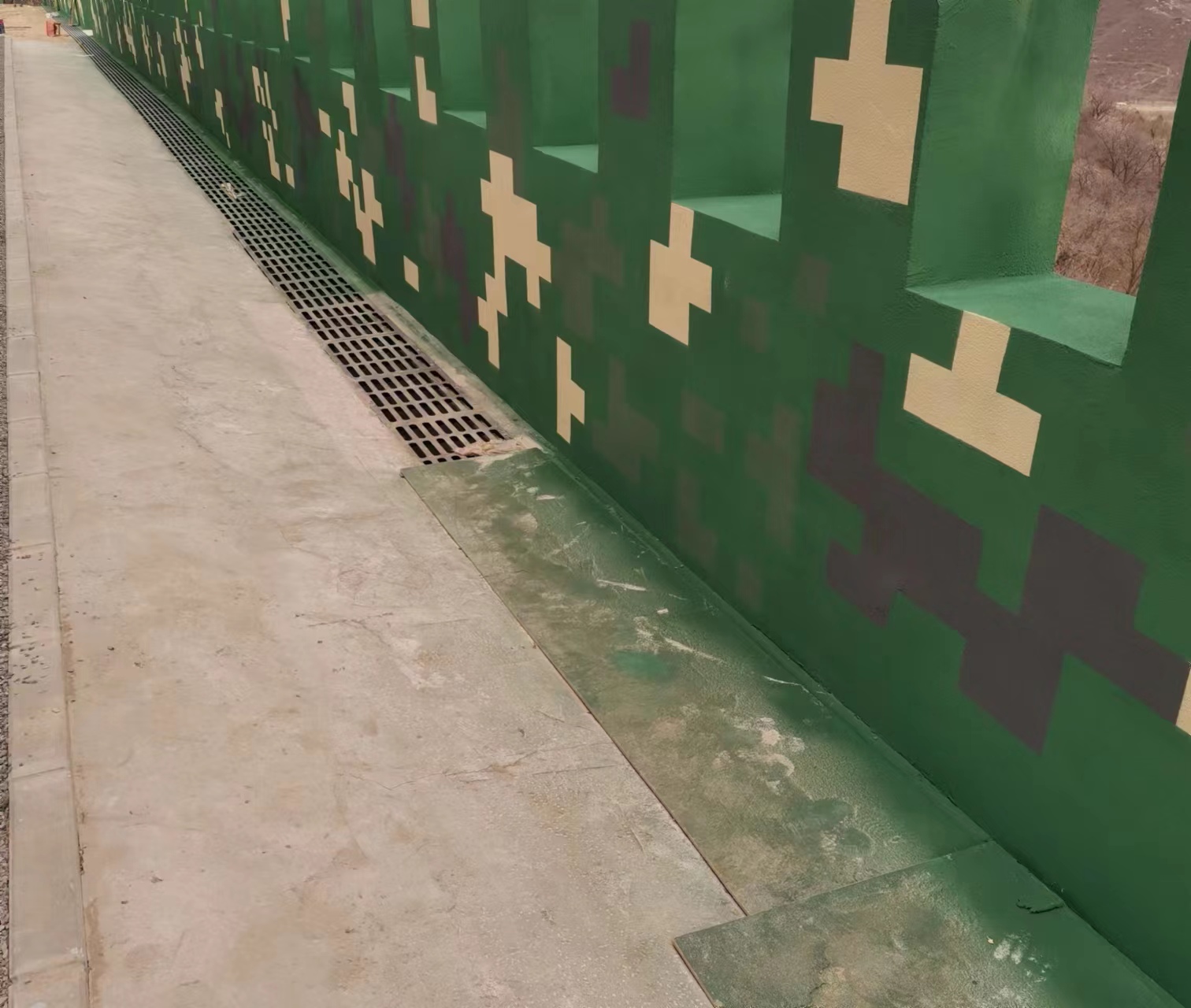 黑龙江围墙迷彩喷涂,数迷彩漆